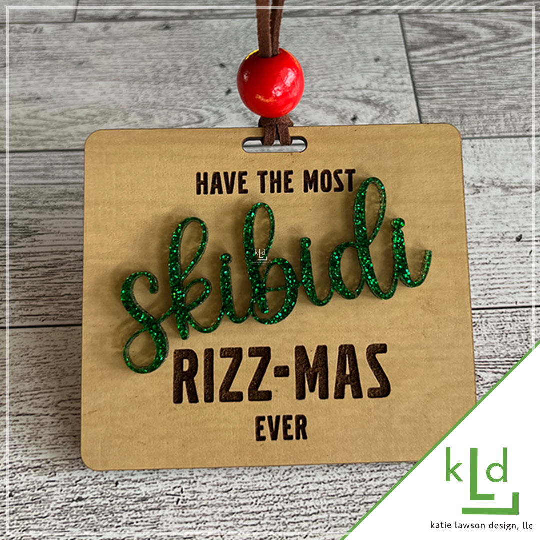 Skibidi Rizz-mas Ornament