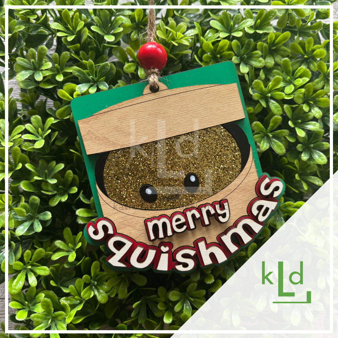 Squishmas Ornament | Christmas Squishy Keepsake | Holiday Hunt