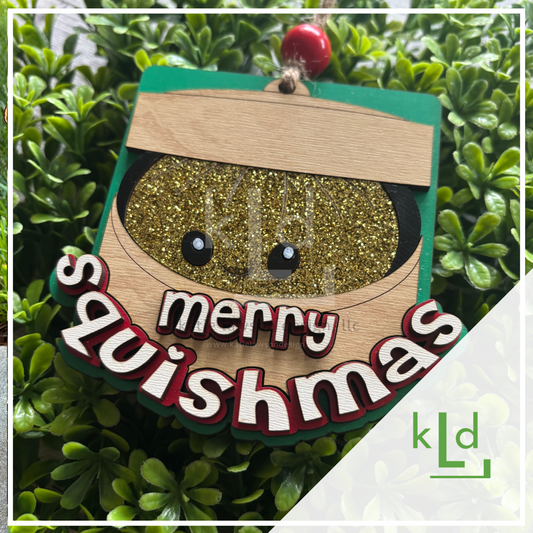 Squishmas Ornament | Christmas Squishy Keepsake | Holiday Hunt