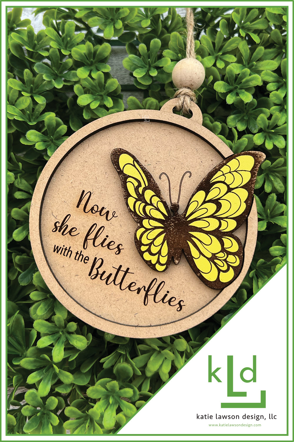 Butterfly Memorial Ornament