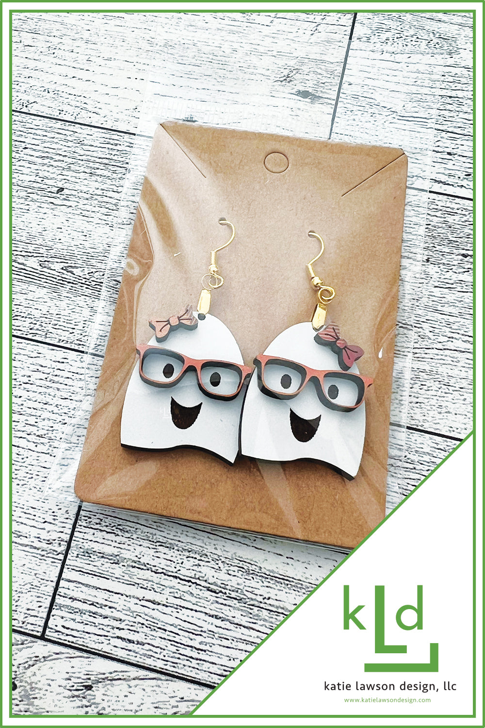 Nerdy Ghost Earrings