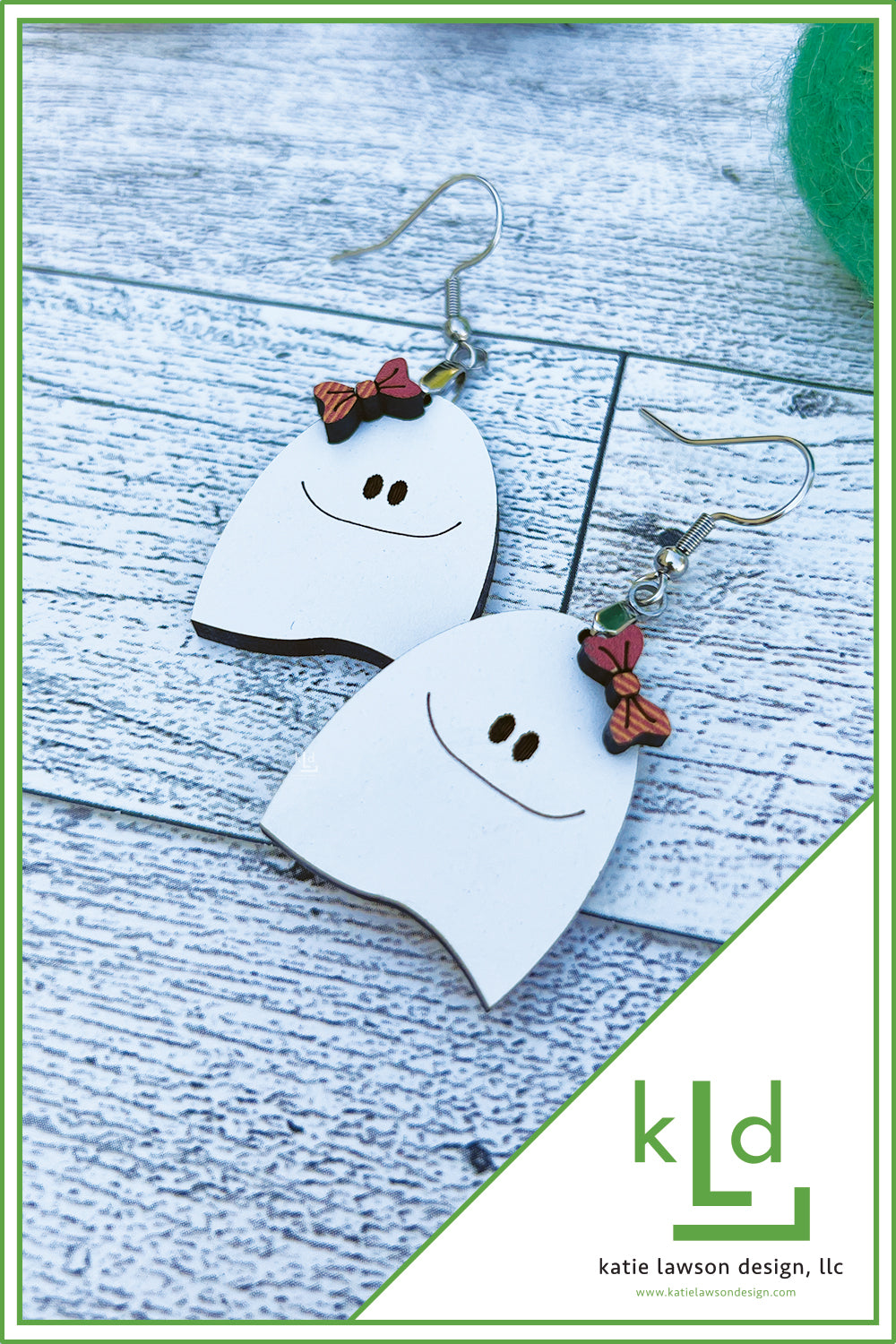Nerdy Ghost Earrings