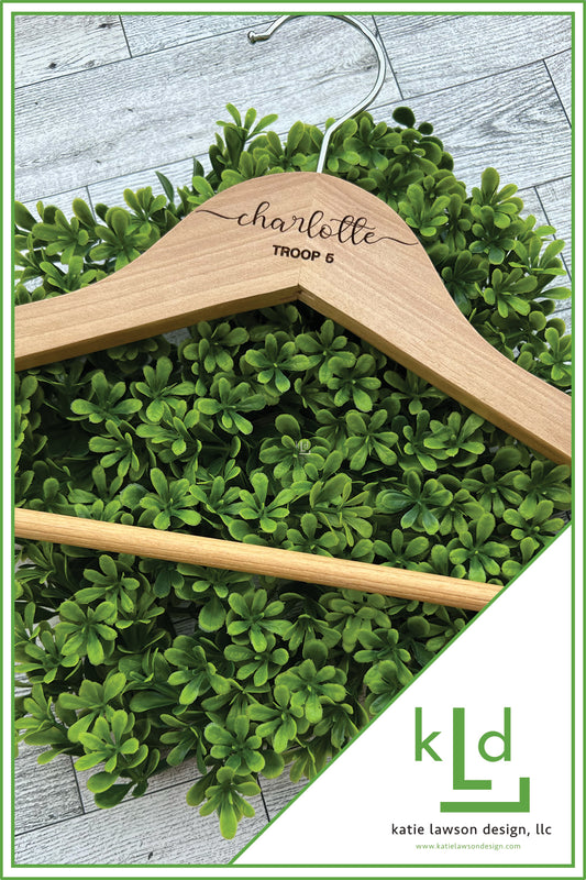 Customized Troop Vest Hanger