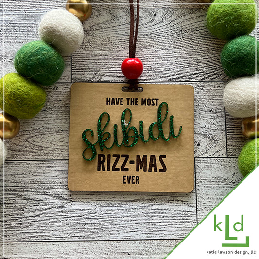 Skibidi Rizz-mas Ornament