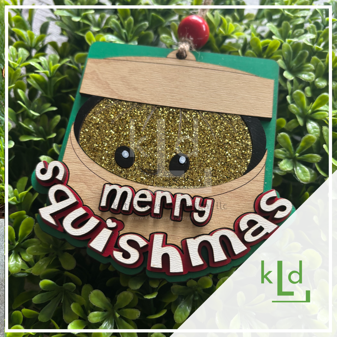 Squishmas Ornament | Christmas Squishy Keepsake | Holiday Hunt