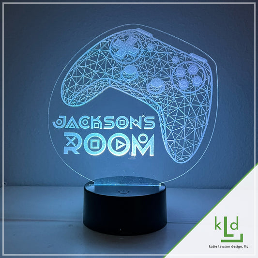 Personalized LED Gamer Light