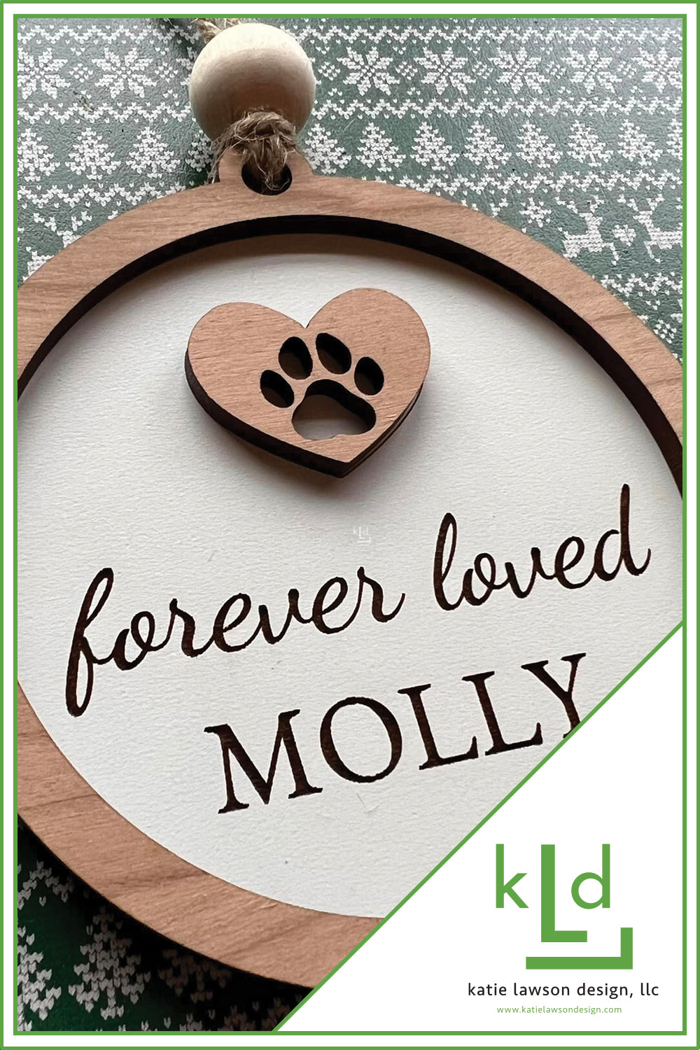 Forever Loved Pet Memorial Ornament