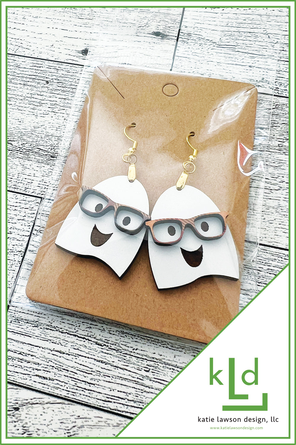 Nerdy Ghost Earrings