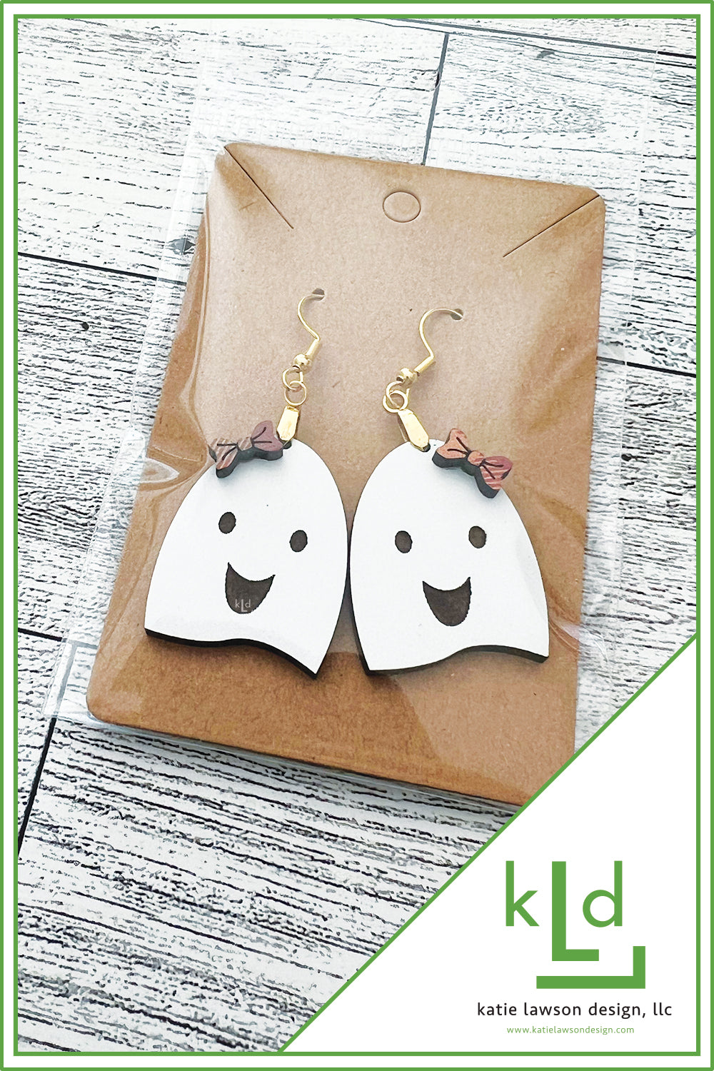 Nerdy Ghost Earrings