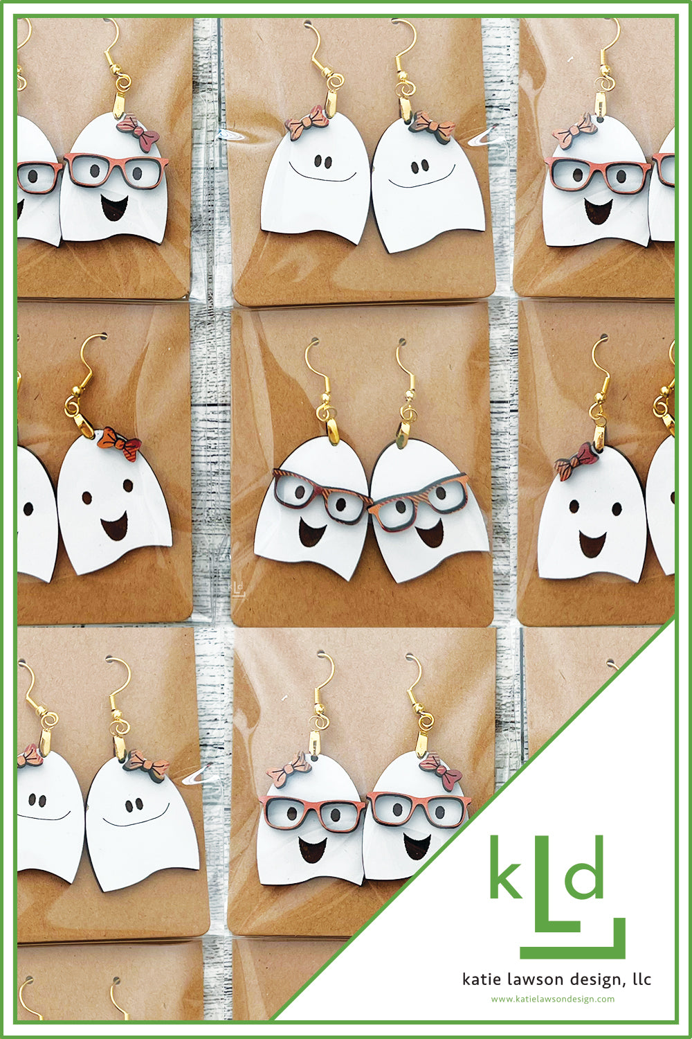 Nerdy Ghost Earrings