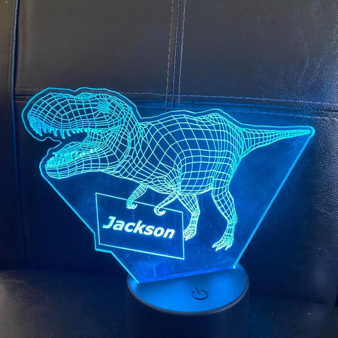 Personalized LED Dino Night Light