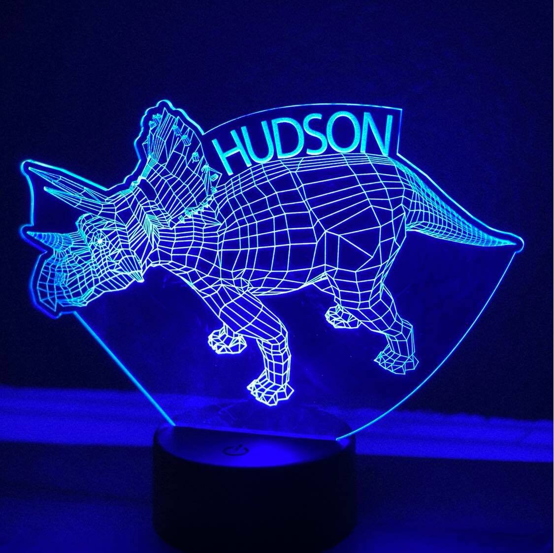 Personalized LED Dino Night Light