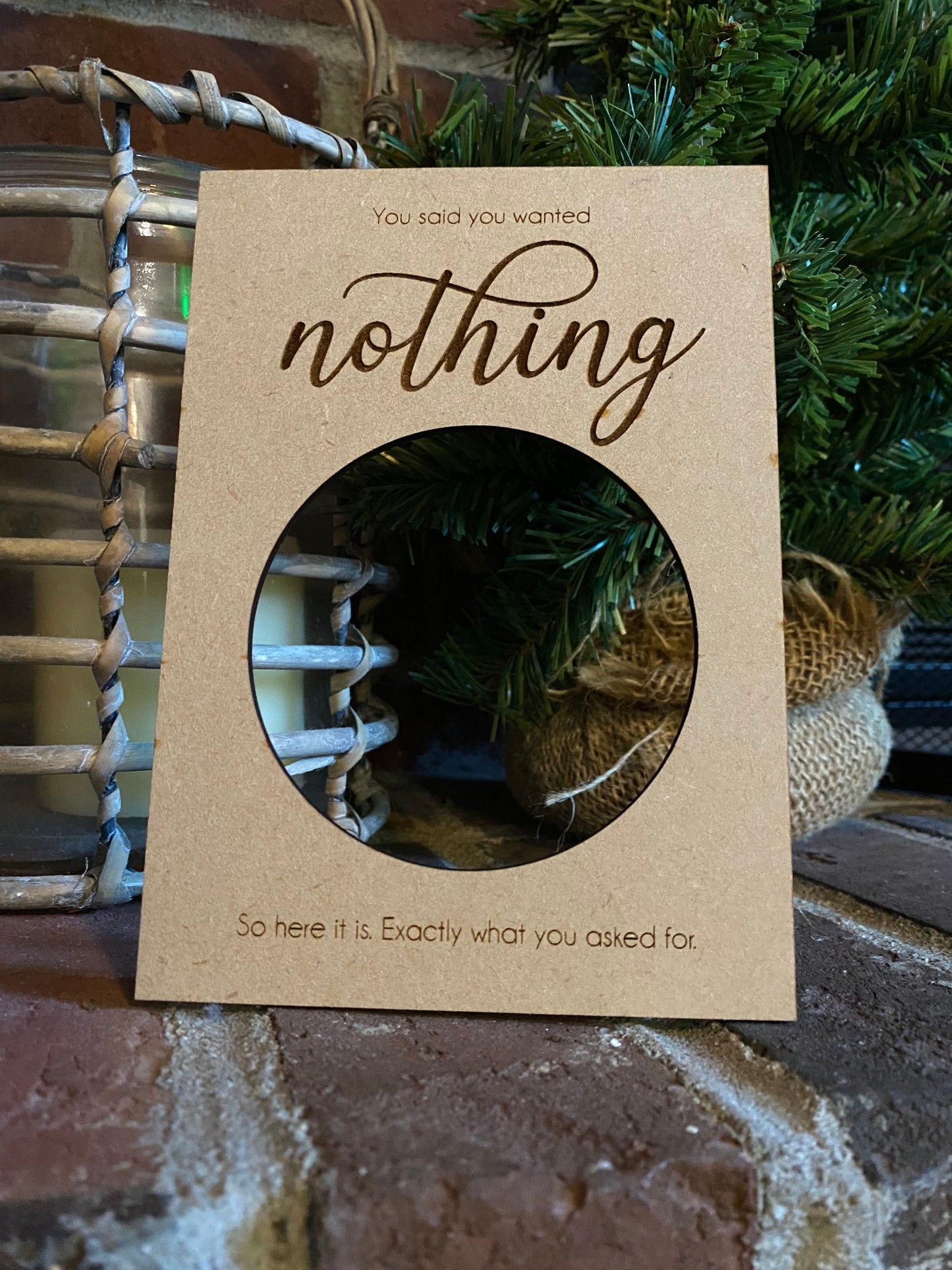 The Gift of Nothing